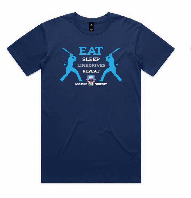 Eat.Sleep.LINEDRIVES.Repeat Tshirt Style 2 Adults & Youth sizes