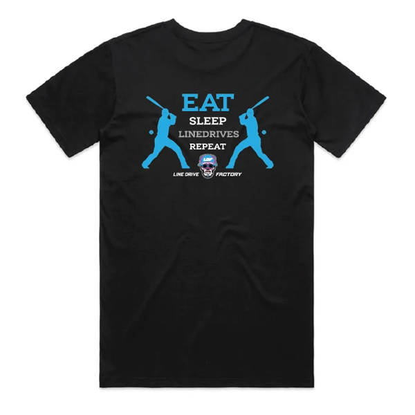 Eat.Sleep.LINEDRIVES.Repeat T-Shirt Style 2 - Adults & Youth