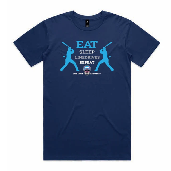 Eat.Sleep.LINEDRIVES.Repeat T-Shirt Style 2 - Adults & Youth
