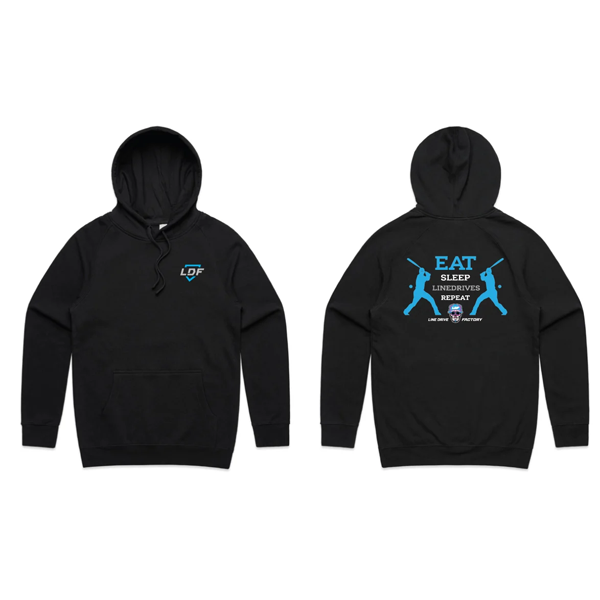 Eat.Sleep.LINEDRIVES.Repeat Hoody Style 2 - Adults & Youth