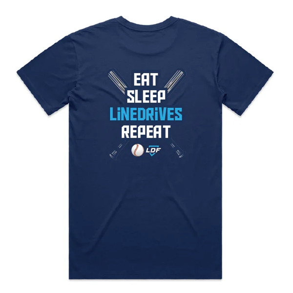 Eat.Sleep.LINEDRIVES.Repeat T-Shirt Style 1 - Adults & Youth