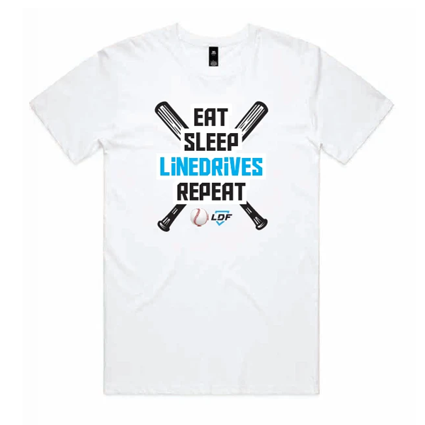 Eat.Sleep.LINEDRIVES.Repeat T-Shirt Style 1 - Adults & Youth